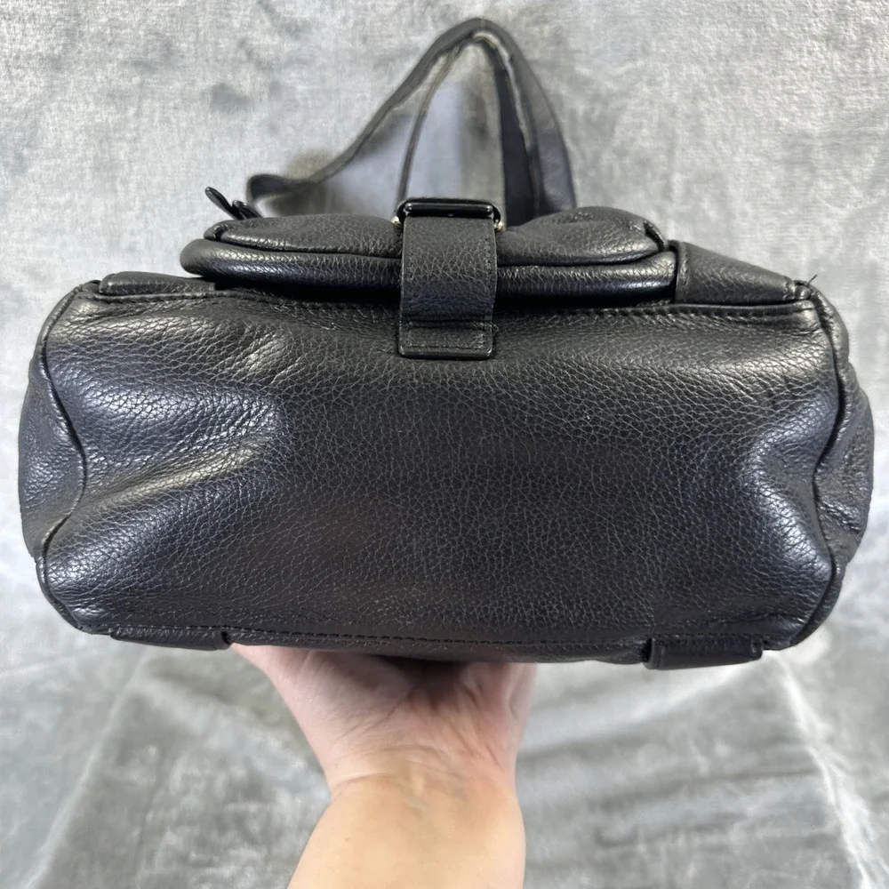 Michael Kors Shoulder Bag Purse Black Leather